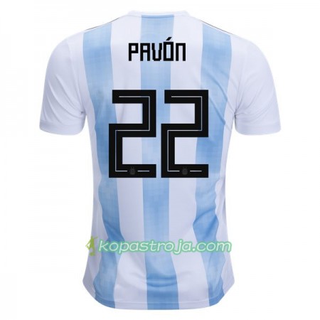 Billiga Fotbollströjor Argentina Pavon 22 VM 2018 Hemma tröja